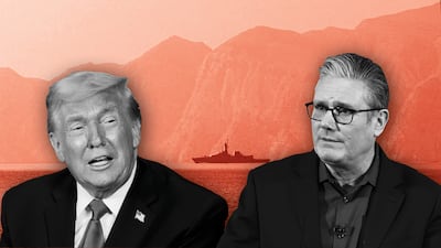 US President Donald Trump and British Prime Minister Keir Starmer. Getty Images / AFP / The National