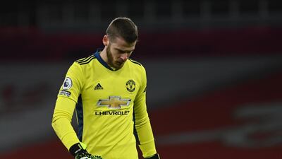 MANCHESTER UNITED PLAYER RATINGS: David De Gea – 6. Little to do in the first half. Saw a free-kick hit his crossbar and then saved from Smith-Rowe after 66 as Arsenal dominated. United’s problem wasn’t at his end of the field but the lack of conviction in front of him against a team missing three of their best players. EPA