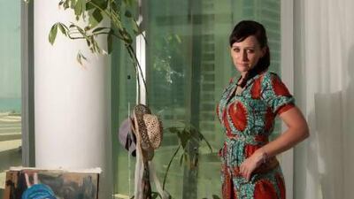 Anabelle de Gersigny at her residence in Dubai. Jeffrey E Biteng / The National