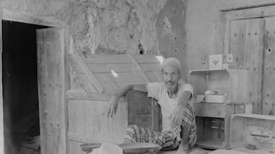 Another trader in the Abu Dhabi souq around 1962. The Flower Box matches he is selling still use the same packaging today. Courtesy: Guy Gravett