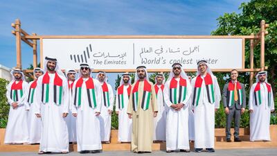 Ministers pose for a photo at the launch of the national winter tourism campaign