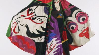 A design by Kansai Yamamoto, showing the Japanese notion of basara. Courtesy Kansai Yamamoto