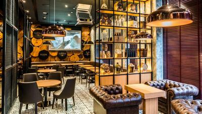 Warehouse Tapas Bar is one of the newest restaurants to open at the Pearl Rotana hotel in the capital. Courtesy Pearl Rotana Capital Hotel