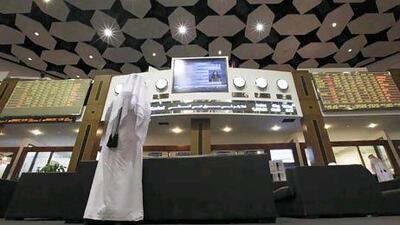 The Abu Dhabi Securities Exchange rose almost 10 per cent from late January to March, but has declined 6.6 per cent since. Ali Haider / EPA