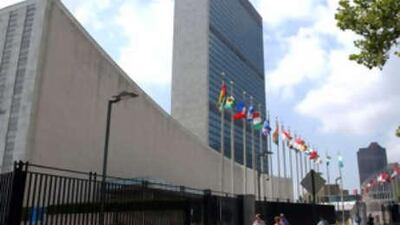 The United Nations Headquarters building is seen in New York. An Emirati diplomat has outlined the Government's initiatives to tackle terrorism.