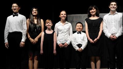 The Young Musicians of the Gulf competition, organised by British Schools in the Middle East and in its 16th year, attracted entrants from 10 schools in Kuwait, Doha, Bahrain and the UAE. Delores Johnson / The National