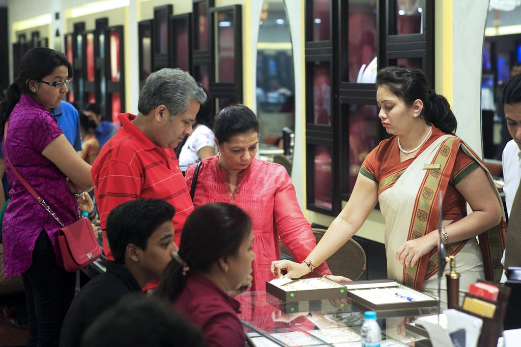 Many families buy gold during Dhanteras, which marks the beginning of Diwali. Subhash Sharma / The National