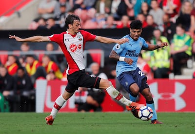 Southampton's Manolo Gabbiadini, left, is getting better by the game. Eddie Keogh / Reuters