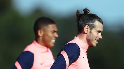 Gareth Bale trained with the rest of the squad for the first time after injury. Getty