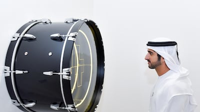 Sheikh Hamdan bin Mohammed bin Rashid visits Art Dubai in Madinat Jumeirah. All photos by WAM