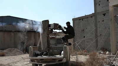 An opposition fighter belonging to Jaish Al Islam in Syria. AFP