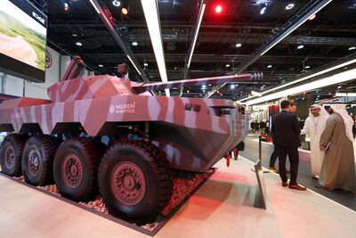 A Havoc 8x8 RCV at Idex. Chris Whiteoak / The National