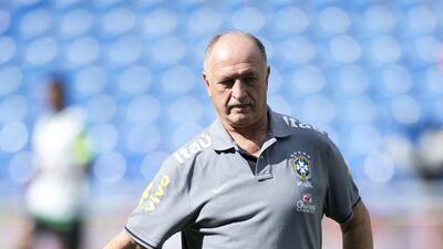 Brazil coach Luiz Felipe Scolari, pictured during a training session in Basel, Switzerland, on August 13, 2013, could spend up to 17 years in prison if convicted of tax fraud and money laundering. Georgios Kefalas / AP Photo
