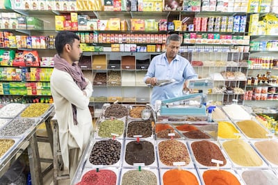 Asaadi supermarket in Dubai Creek that has had a trading license since the 1960s. Antonie Robertson / The National