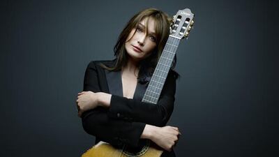 Carla Bruni, the former French first lady, returns to music since her husband left office