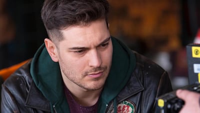 Turkish actor Cagatay Ulusoy plays Hakan in 'The Protector'. Courtesy Netflix