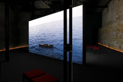 Nujoom Alghanem's 'Passage' at the 2019 Venice Biennale. National Pavilion UAE