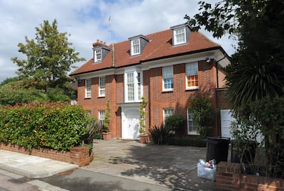 Saadi Qaddafi's home in Hampstead Garden Suburb, London, that was handed back to the Libyan state in 2012 after the toppling of the regime. PA