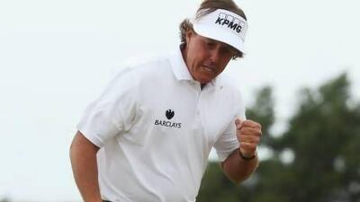 Phil Mickelson, the new British Open champion.