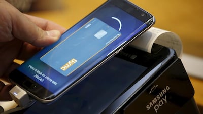 Mobile payments are taking off around the world – and the GCC, with its high smartphone penetration, is well-placed to adopt the technology. Kim Hong-ji / Reuters