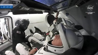 Nasa is live-streaming the launch. AFP Photo / Nasa TV