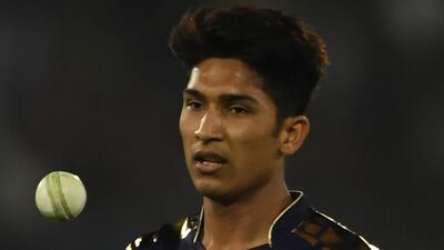 TOP BOWLERS: Quetta Gladiators fast bowler Mohammad Hasnain has snared nine wickets from five matches and topped speeds of 150kph. AFP