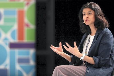 Munira Mirza speaks on the panel discussing 'How can we define popularity v populism?' at the Culture Summit 2019