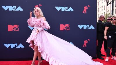 Zara Larsson arrives at the MTV Video Music Awards on Monday, August 26. AFP