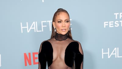 Jennifer Lopez attends the Tribeca Festival opening night and world premiere of Netflix's 'Halftime' in New York City. All photos: AFP unless otherwise specified