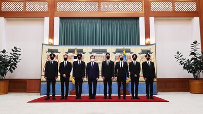 As special envoys, BTS will deliver a speech during the Sustainable Development Goals Moment ahead of the UN General Assembly, and a performance video will be played. EPA