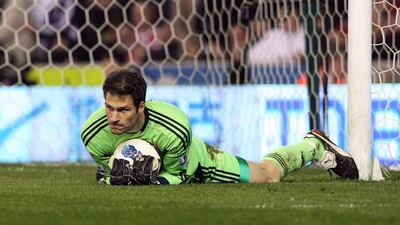 Asmir Begovic will compete with Thibaut Courtois for the Chelsea goalkeeper's position. Lindsey Parnaby / EPA