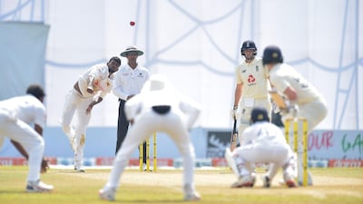 Debutant spinner Ramesh Mendis picked up a wicket.