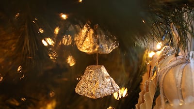 Silver bells made by Saadi when she was five