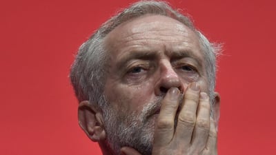 Britain's opposition Labour Party leader, Jeremy Corbyn, listens at the close of the Labour Party conference at Brighton, Britain on September 30, 2015. Toby Melville / Reuters