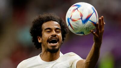 Qatar attacker Akram Afif. Reuters