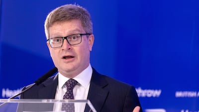 Sean Doyle, chief executive of British Airways, described the UK’s tight restrictions as “frustrating” and said there are ways to open up travel safely. Bloomberg via Getty Images