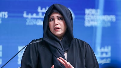 Sheikha Latifa bint Mohammed noted the critical role women play across sectors. Victor Besa / The National