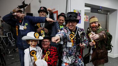Members of the Offical Monster Raving Loony Party. Reuters