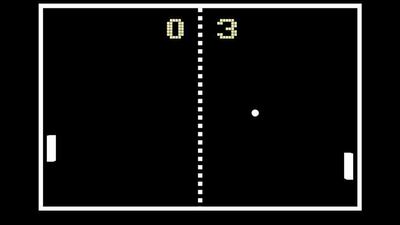 Pong. Courtesy Atari