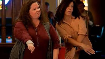 Melissa McCarthy and Sandra Bullock play mismatched police partners in The Heat. Courtesy Twentieth Century Fox