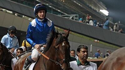 Sefri has had a fruitful partnership with jockey Paul Hanagan. Jeffrey E Biteng / The National