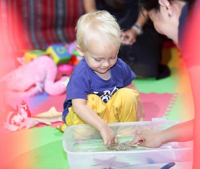 Dubai Aquarium & Underwater Zoo offers the Baby Aquarists pass, enabling children younger than 3 and a parent or guardian to experience sea life up close at a special price. Dubai Aquarium & Underwater Zoo