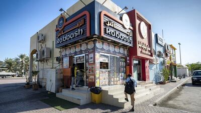Rabbash Cafe in Al Mamzar, a popular sport for karak in Dubai. Chris Whiteoak / The National
