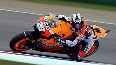 Dani Pedrosa is currently second in the championship.