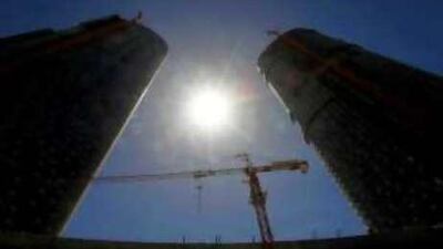 The Sun and Sky Towers on Reem Island. The developer is offering tenants the chance to apply to use payments to purchase.