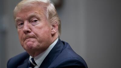 President Trump warned that the stock market would crash if his medical revealed bad findings. EPA/SHAWN THEW