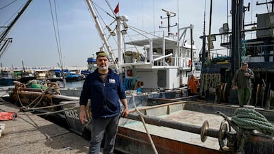 Fisherman and boat owner Sefki Deniz, 42, says '90 per cent of people that we know have stopped' going out to sea'. Turkish officials have banned fishing at night, and with the price of diesel reaching spectacular heights, many fishermen ended the fishing season three weeks early, a wise decision considering the recent discovery of stray mines in the Black Sea. All photos: AFP