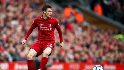 Liverpool's left-back Andrew Robertson. Getty