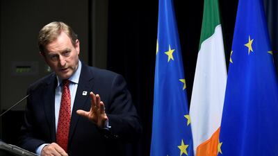 Irish Prime Minister Enda Kenny. / AFP PHOTO / JOHN THYS
