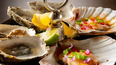 The restaurant also offers fresh fish from Cornwall, and Kelly and Gillardeau oysters from Ireland and France